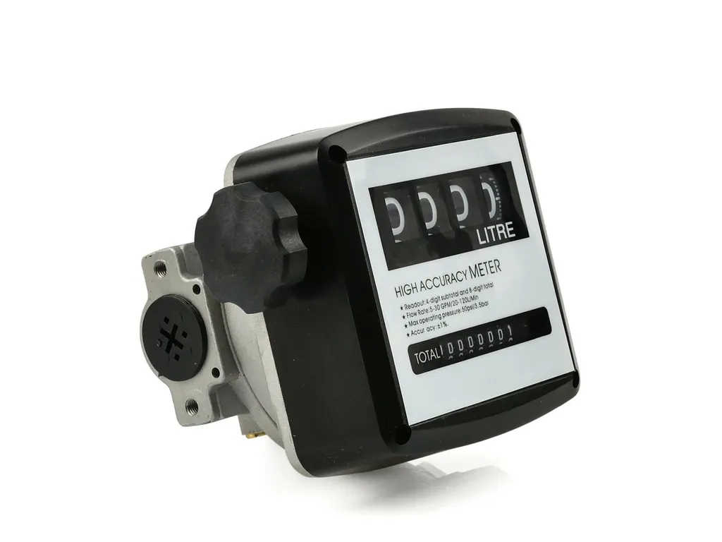Débitmètre huile précis écran LCD 8 chiffres pour usage industriel - 2