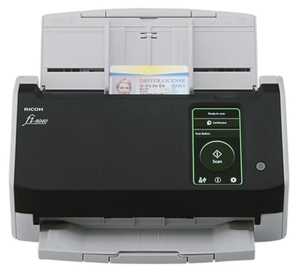 Scanner de documents de bureau A4 Ricoh FI-8040 chargeur automatique - 12