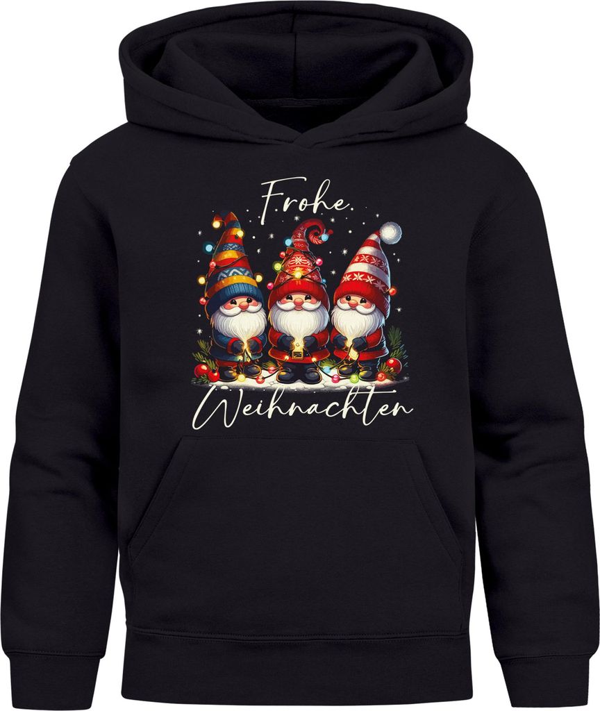 Kinder Hoodie Weihnachtspullover Jungen Mädchen Wichtel Zwerge Weihnachtsoutfit Kinder Moonworks