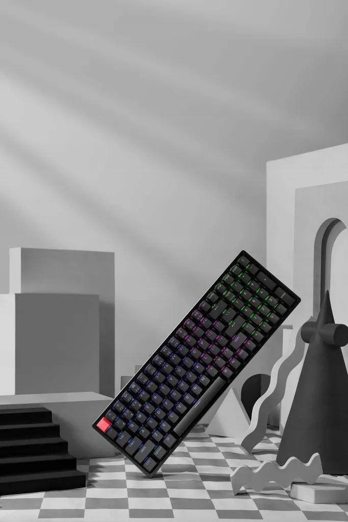 Clavier Keychron K4 QMK Super Red : Format 96% et Programmation VIA