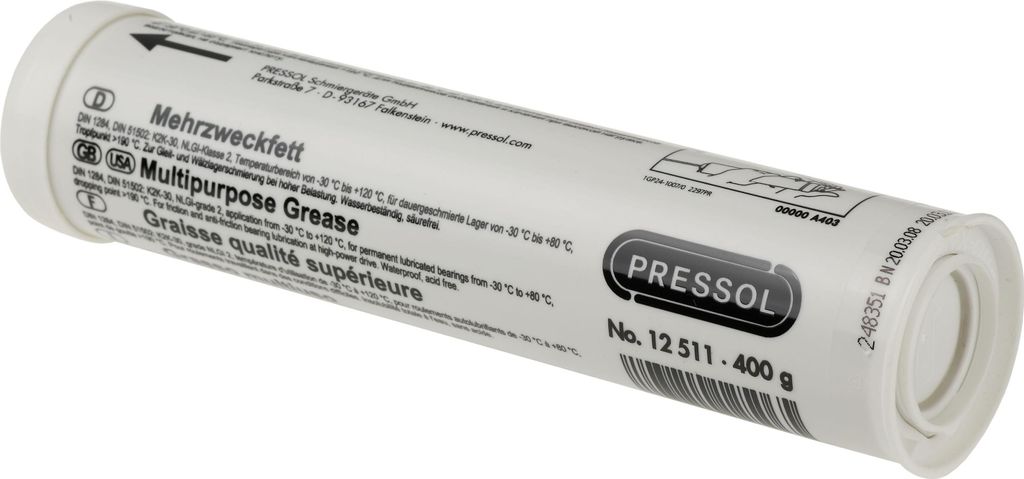 Pressol Fettkartusche-400 g, Mehrzweckfett-NLGI 2 12511