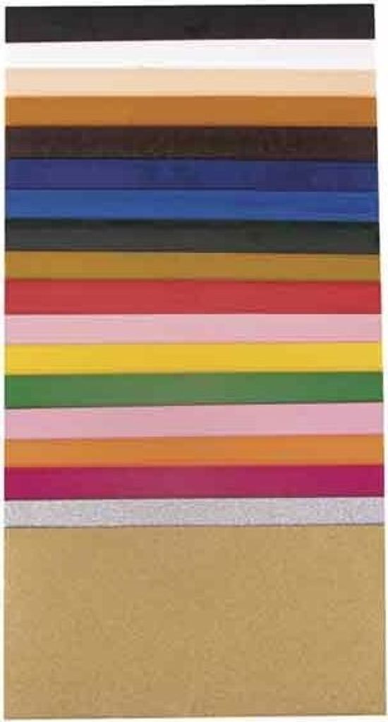 Wachsblatt 18 Farben, die 10 x 5 cm entsprechen Produktbild 