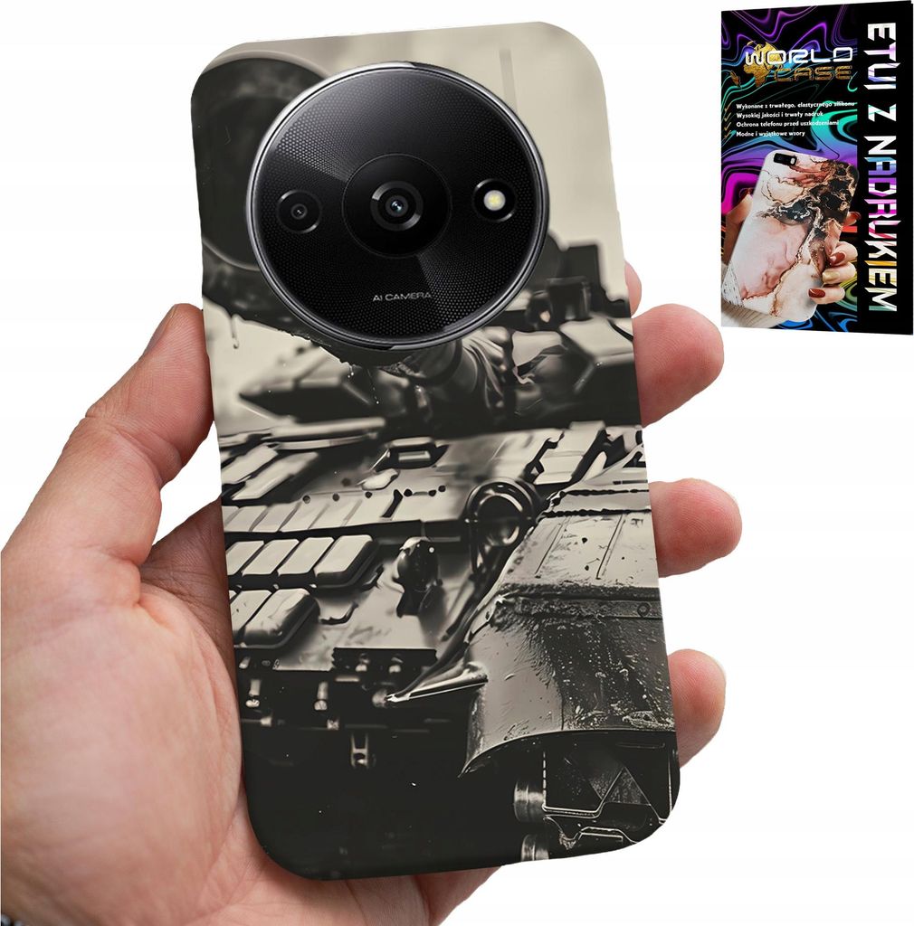 Gehäuse Für Xiaomi Redmi A3 - Panzer Militärfahrzeuge + Glas