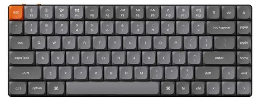 Keychron K3 Max, 75%, Kabellos, USB + RF Wireless + Produktbild 