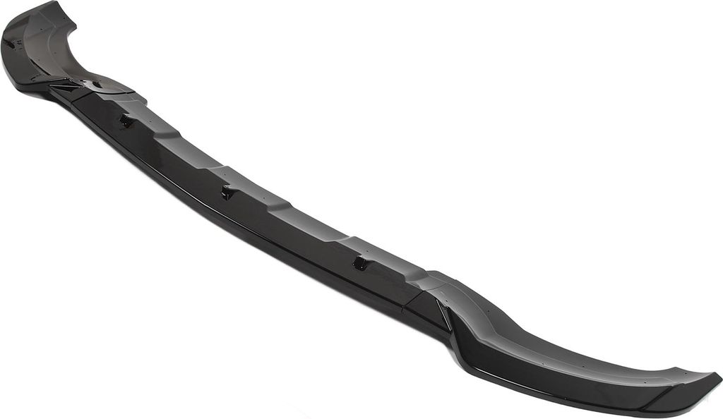 3-teiliger Auto-Frontstoßstangen-Lippenspoiler, kratzfest, dekorativer Schutz, Ersatz für Benz GLE-Klasse, glänzendes Schwarz