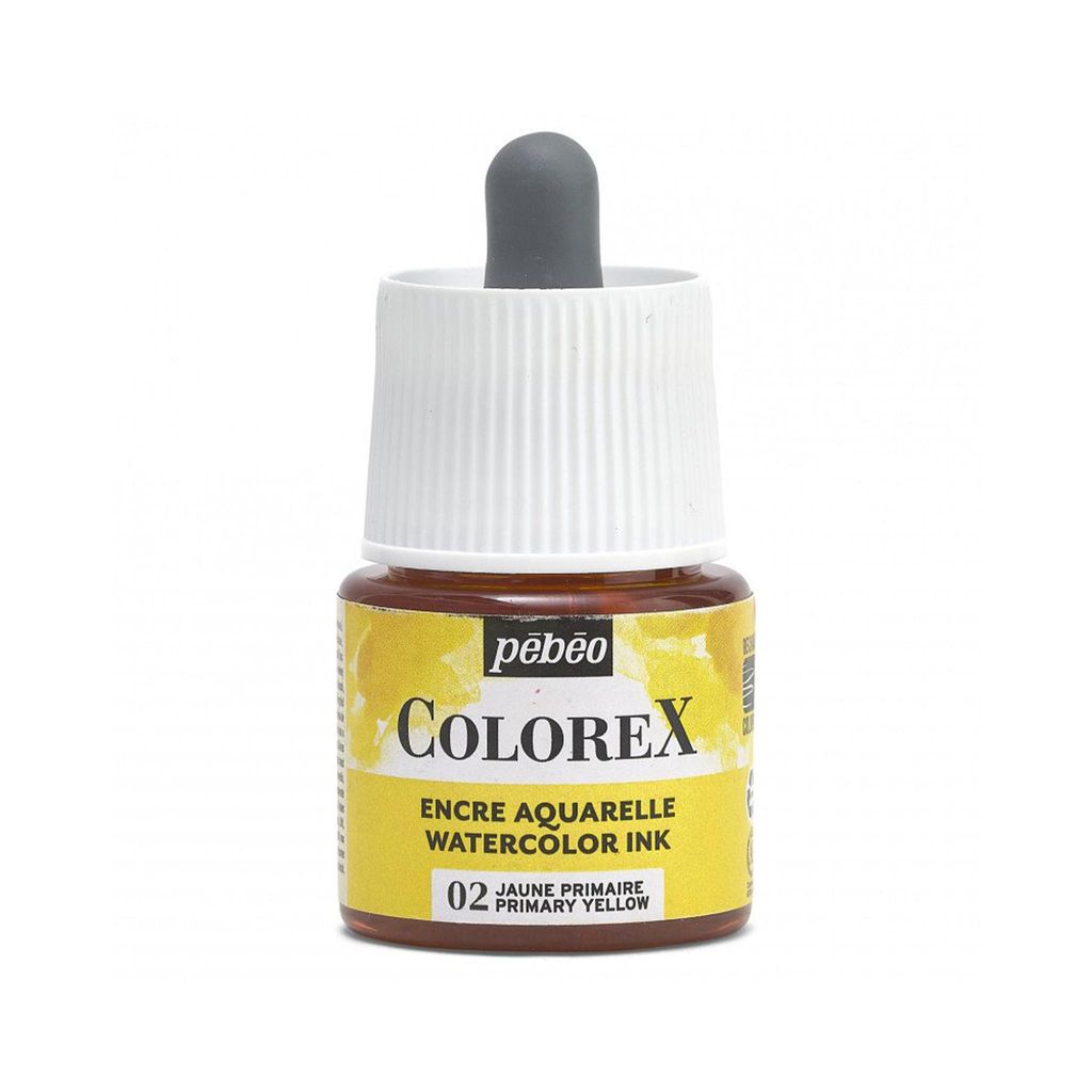 Pebeo Colorex Aquarelltinte, 45 ml, Primärgelb