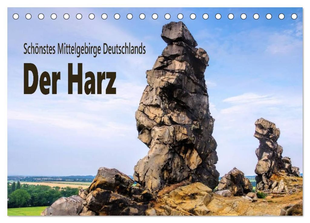 Der Harz - Schönstes Mittelgebirge Deutschlands (Tischkalender 2027 DIN A5 quer), CALVENDO Monatskalender