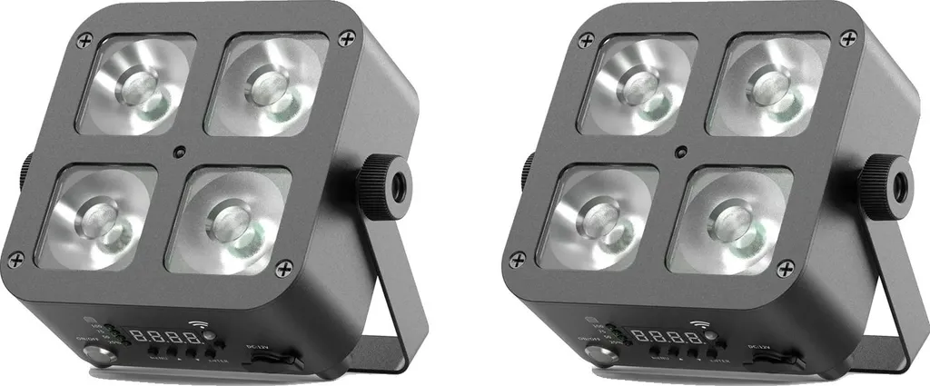 Projecteur Par LED sans fil pour éviter les câbles au sol x2