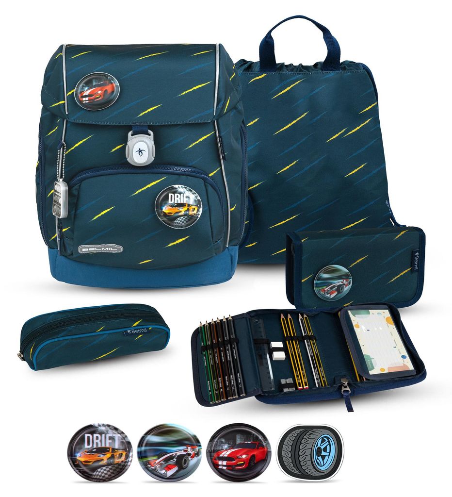 Belmil Comfy Plus Premium Schulranzen Set 5-teilig "Orion Produktbild 