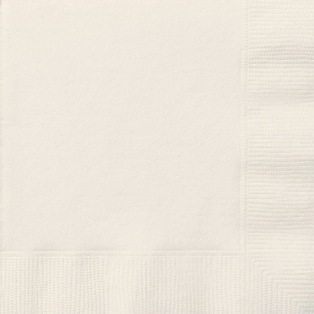 20 kleine Servietten elfenbein