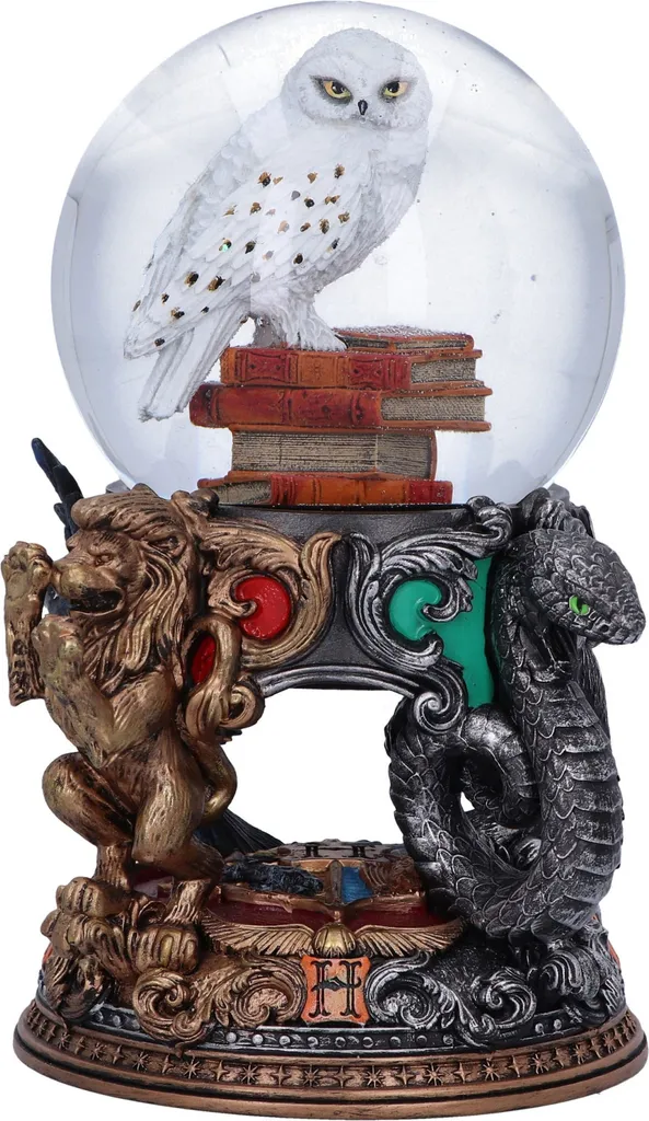 Boule à neige Hedwig 18 cm Harry Potter - Détails sculptés à la main