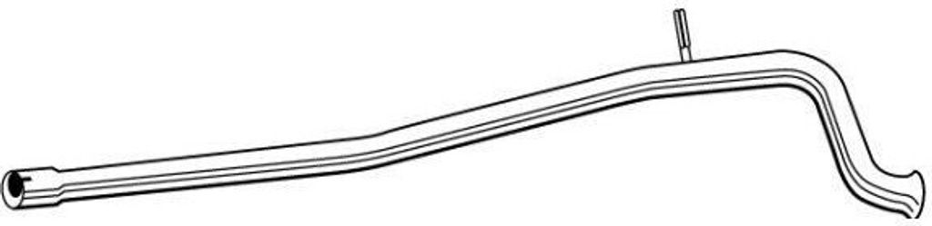VEGAZ Abgasrohr Auspuffrohr passend für PEUGEOT 406 (8B) Hinten PGR-165