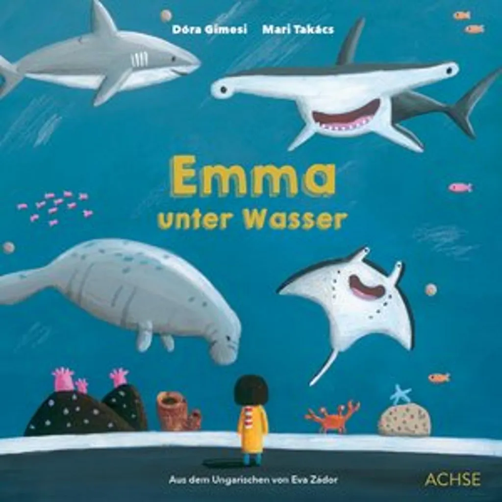 Livre enfant Emma unter Wasser - Conte illustré sur l'univers marin