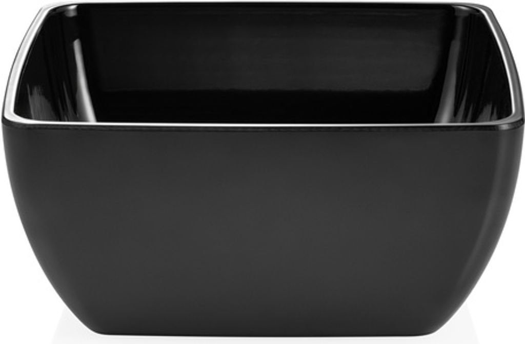 Schale DAY & NIGHT, 19 x 19 x 8,5 cm, schwarz, Melamin