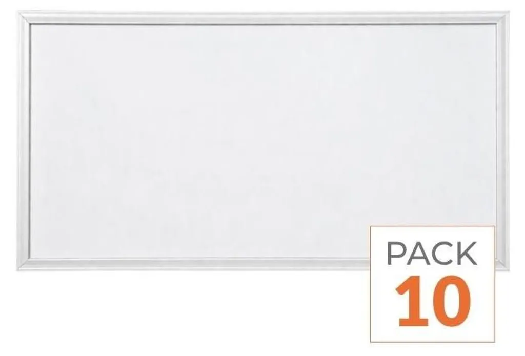Dalle LED 60x30 CCT 30W Lot de 10 Panneaux Lumineux Blancs Réglables