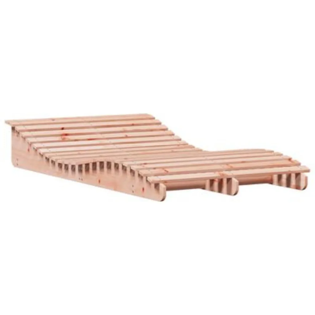 Bain de soleil robuste en bois douglas massif, design épuré 205cm