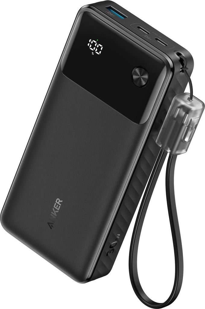 ANKER PowerCore 20000 mAh 30W Externe Batterie Schwarz Produktbild 