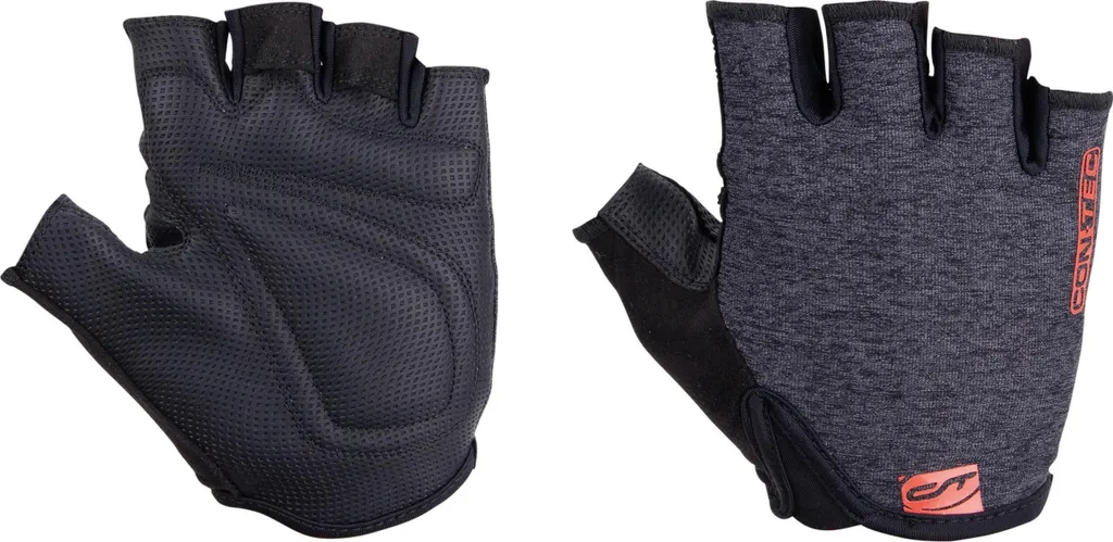 Gants de vélo pour femme Contec Lady Jane S Gris Rouge Haute Performance