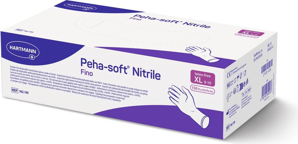 Hartmann Untersuchungshandschuhe Peha-soft nitrile fino, Produktbild 
