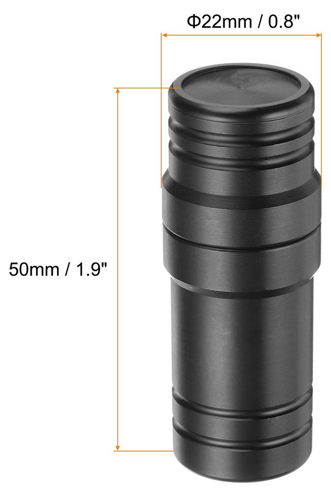 Pool Cue Joint Protector 5/16x4, 1 Stš¹ck Kunststoff-Billardqueue-Gelenkschutzgewindekappe Billardzubeh?r, Schwarz