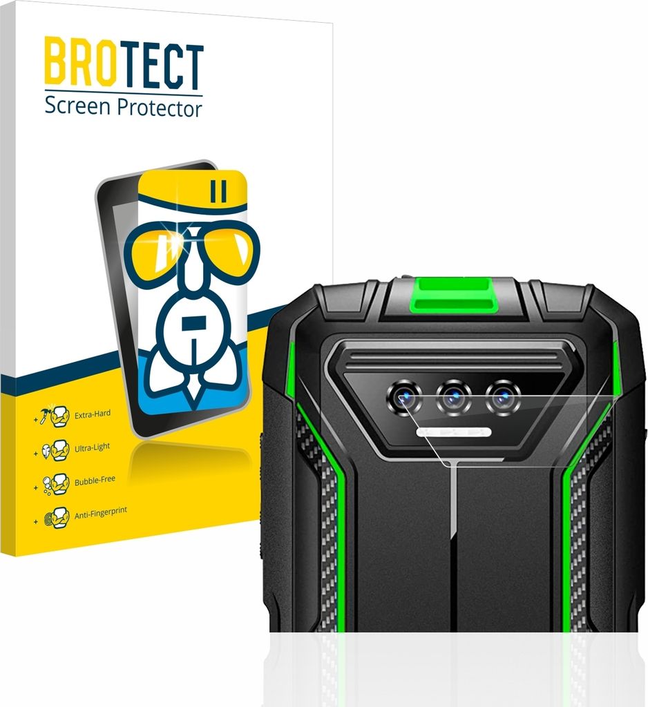 BROTECT Schutzglas für Doogee S41 Pro (NUR Kameraschutz) Schutzfolie Panzer Folie Glas Display Schutz klar