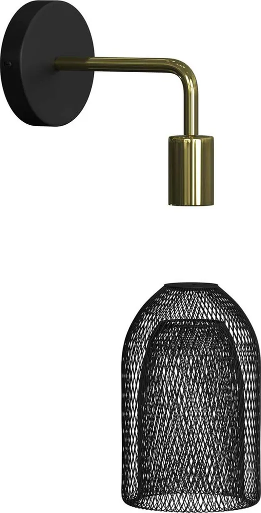 Applique murale Ghostbell avec bras courbé Fermaluce Metal orientable