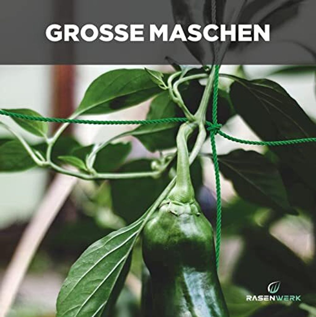 RASENWERK® - Ranknetz 2x3,5m Rankhilfe mit großen Maschen - Produktbild 5