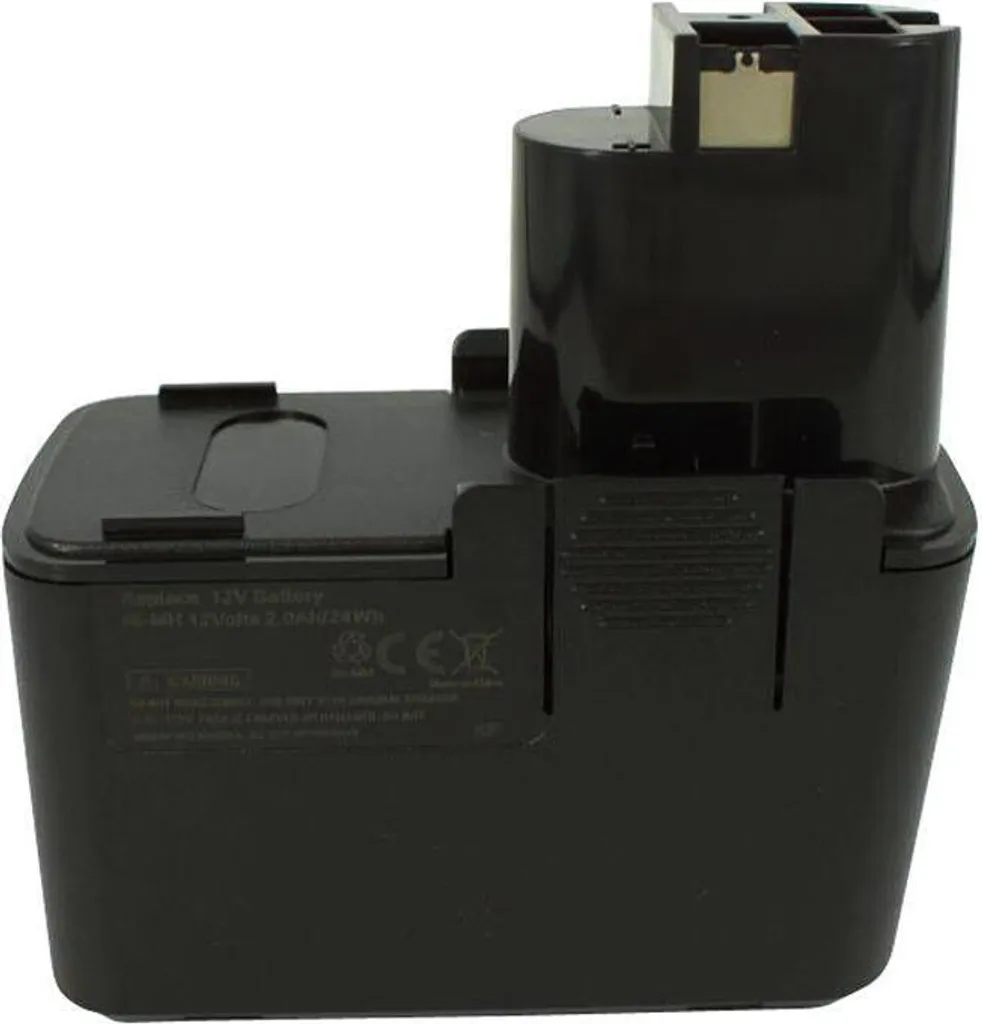 Batterie de Rechange 12V 2Ah pour Outillage Bosch BH1214L et BAT011 Noir