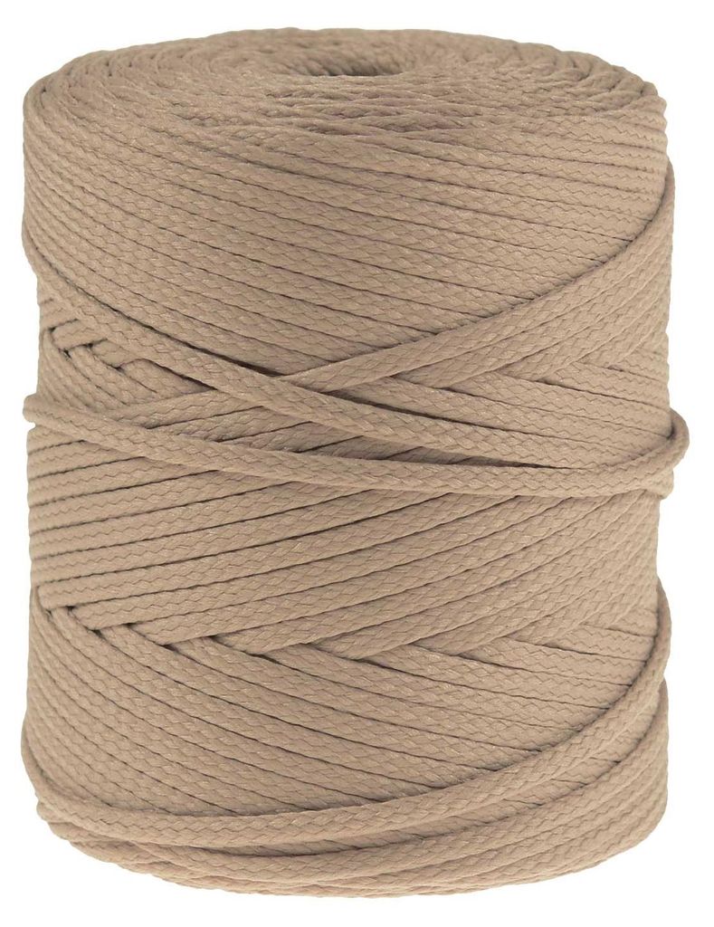 Kordel, Polyester, Polyester Schnur, Schnur, flechten, Flechtschnur beigegrau