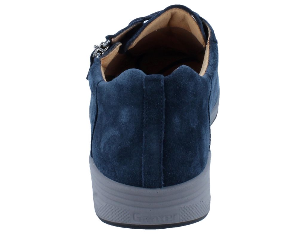 Ganter Klara K blue multic. Damen Schnürer in Blau, Größe 5