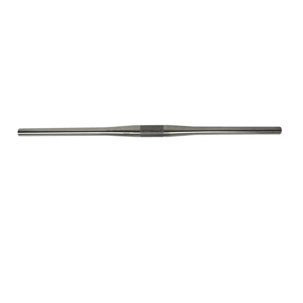 Guidon VTT en Titane Thomson 730mm Argent 12 Degrés pour Cross-Country Pro