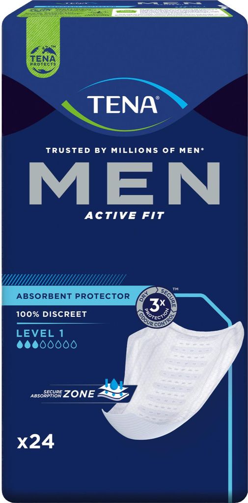TENA Men - Active Fit Level 1 - 24 Stk. Produktbild 