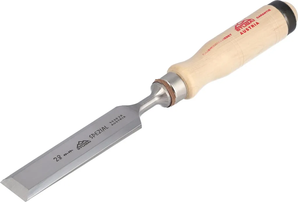Scalpello Professionale Stubai 28 mm - Acciaio Forgiato e Carpino