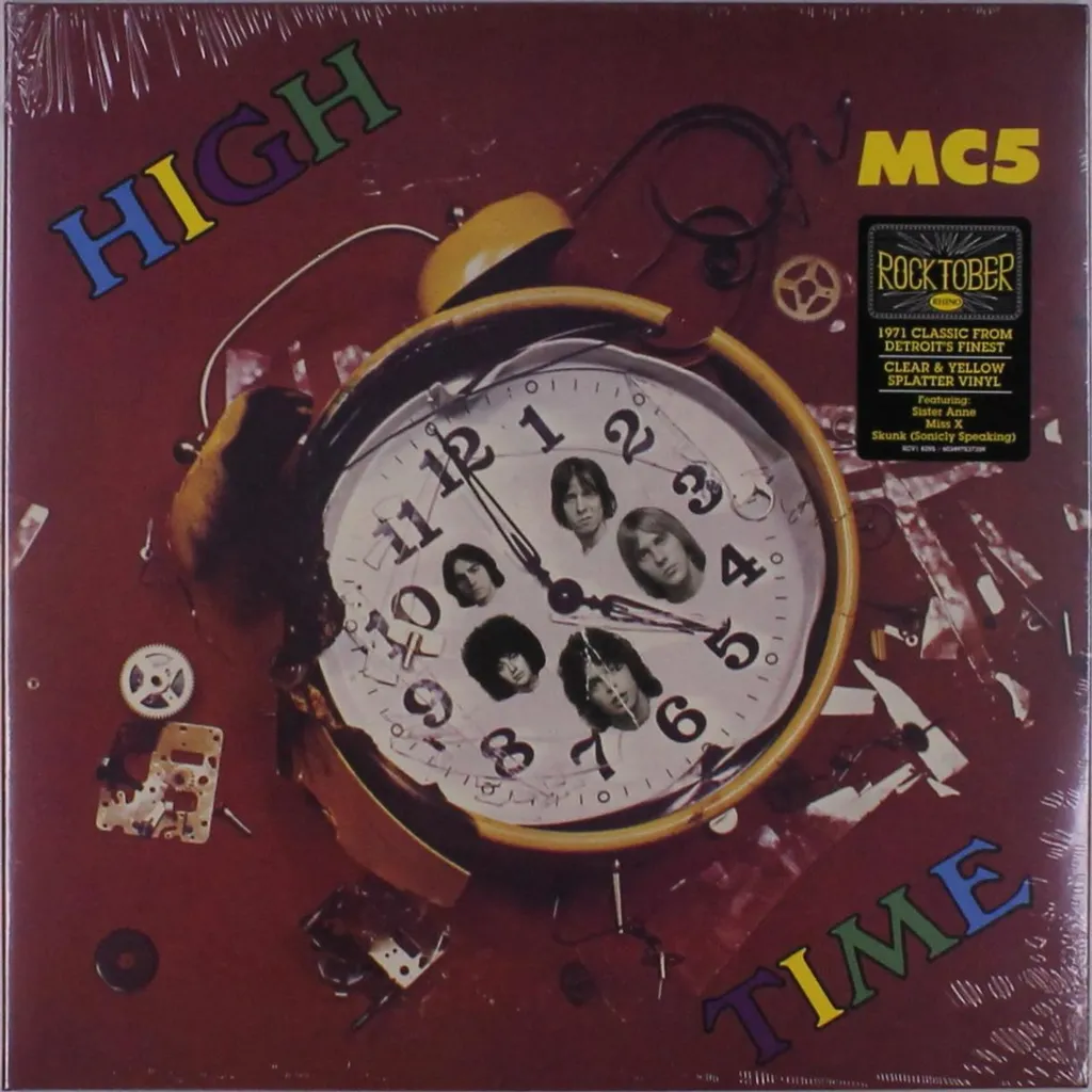 MC5 High Time Vinyle Transparent Éclaboussures Jaunes Édition Limitée