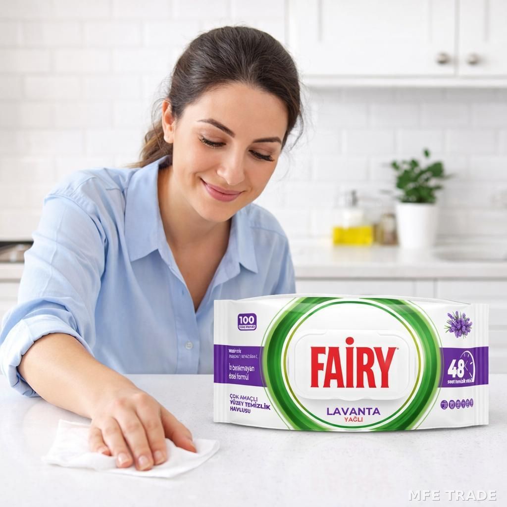 Fairy Oberflächenreinigungstücher Lavendel Produktbild 