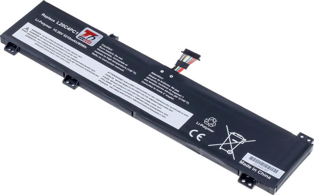 Batteria Potenziata 80Wh Lenovo SB11B48821 | T6 Power Li-Poly 15.36V