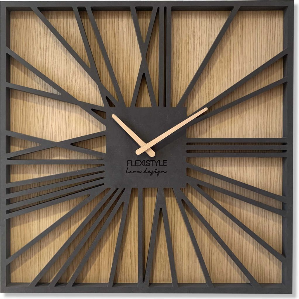 Die große Wanduhr Square Loft 50cm Produktbild 3