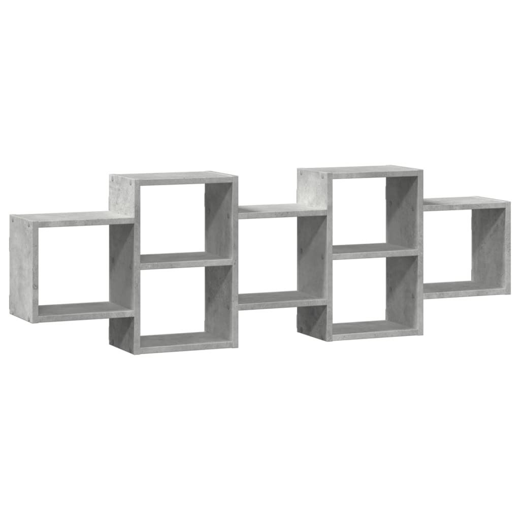 vidaXL Półka ścienna betonowa szara 129x18x42 cm materiał Zdjęcie produktu 