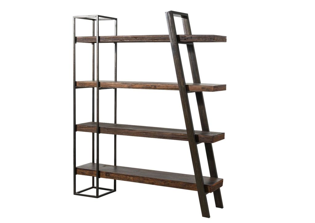 MASSIVMOEBEL24 | Étagère en bois d'acacia et bois de Image du produit 