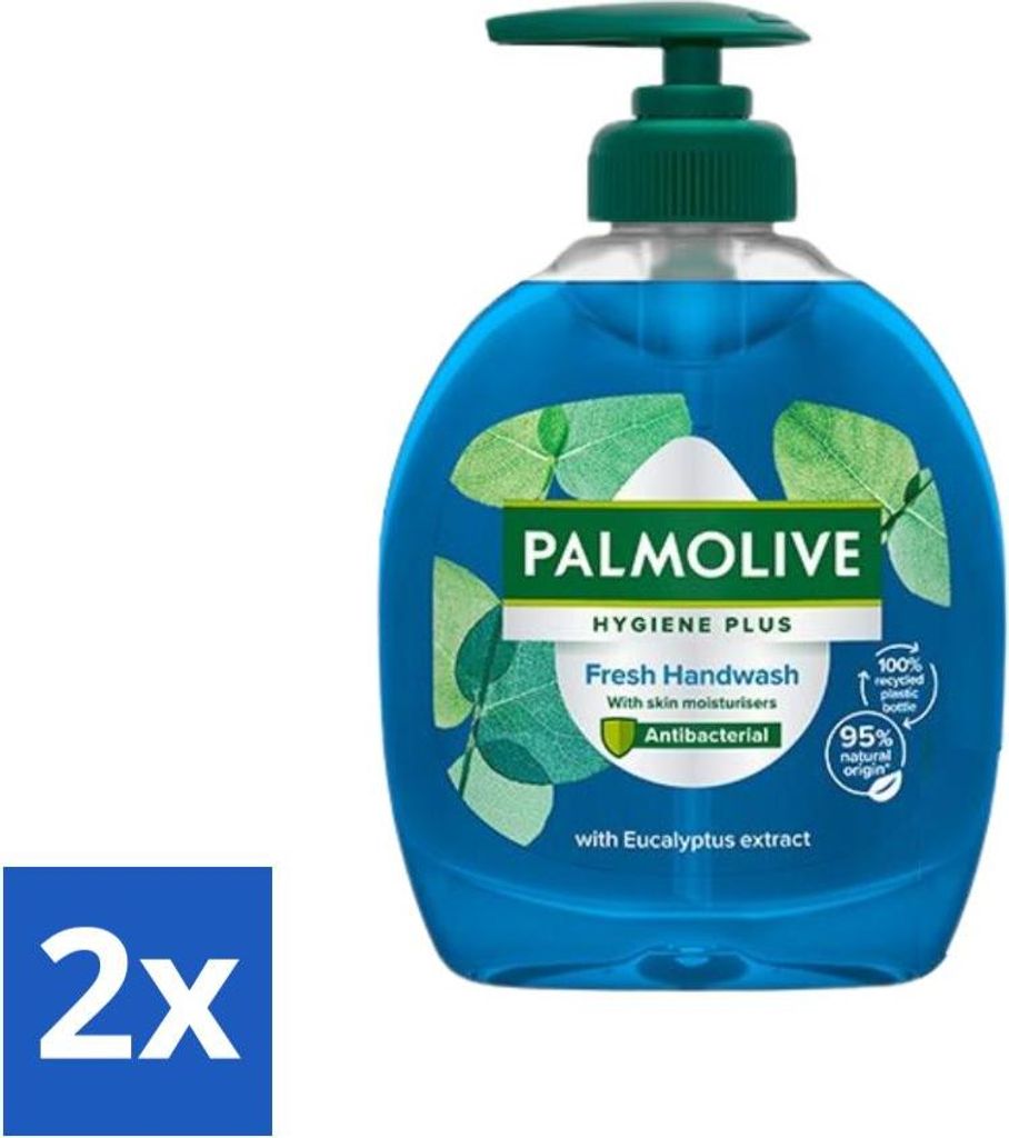 Palmolive Hygiene Plus Handseife - Eukalyptus Antibakteriell 300ml - Vorteilspack - 2 Stücke
