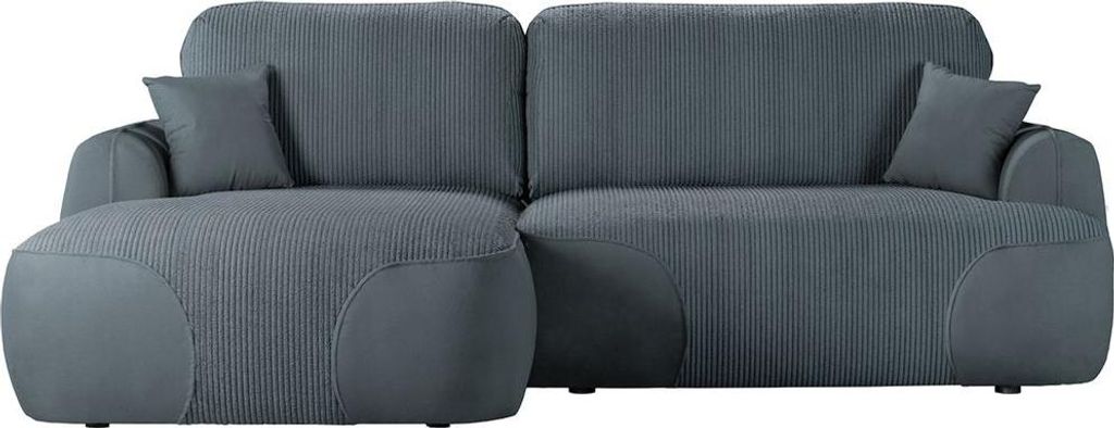 Linksseitiges Ecksofa Satell mit Schlaffunktion-Poso 34/Kronos 34