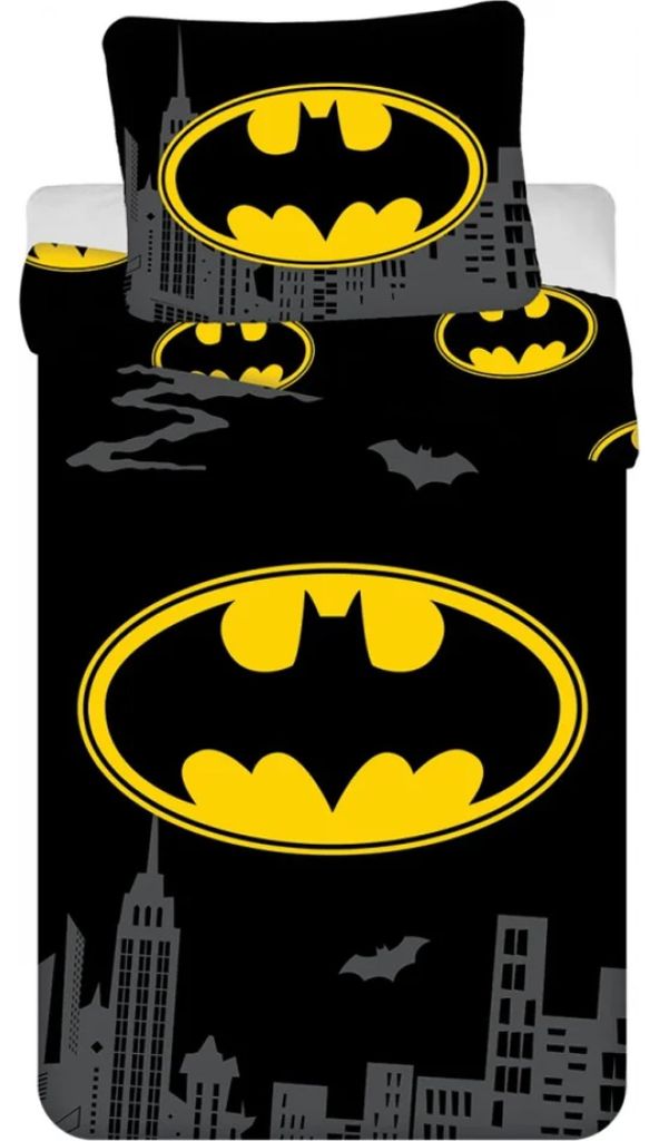 Juego de sábanas con estampado de Batman, tamaño 140x200 cm Imagen del producto 