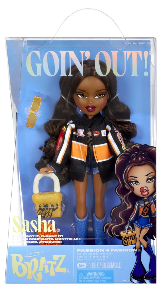 Bratz Goin' Out Doll - Sasha - 1 Collectible Fashion Doll - Productafbeelding 
