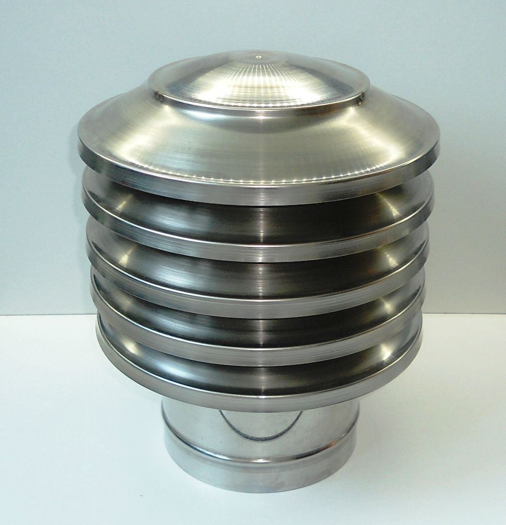 Edelstahl Schornsteinabdeckung Pagode Ø180 mm – Kaminhaube
