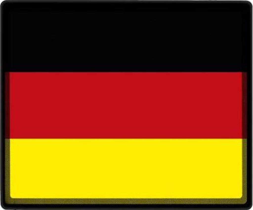 Mousepad Mauspad - Germany schwarz rot gold - 82040 - Gr. ca. 24 x 20 cm - Gr. ca. 24cm x 19,5cm