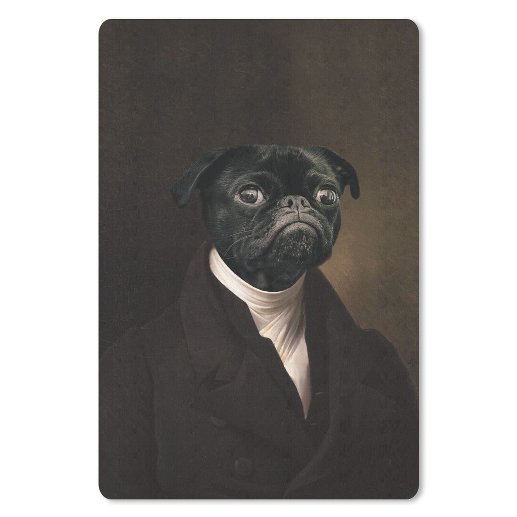 MuchoWow Mauspad Mousepad Alte Meister - Hund - Tiere 18x27 cm - Mousepads - Maus Mat - Pad - Mausunterlage