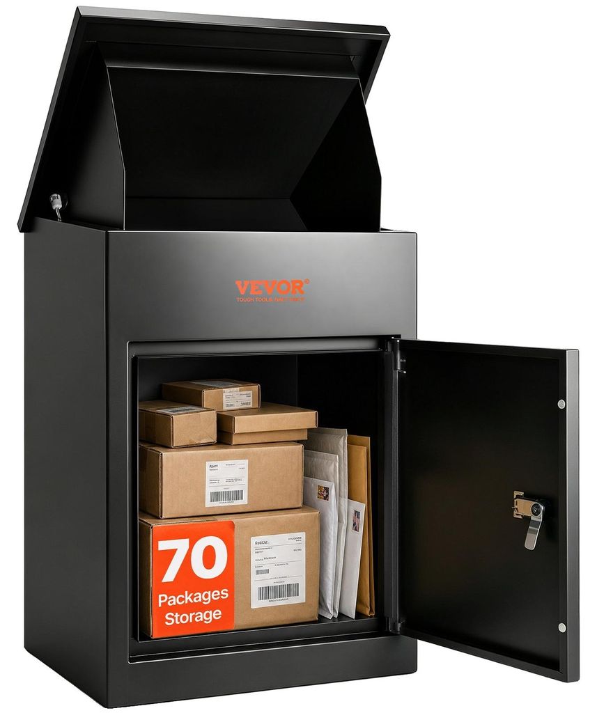VEVOR Paketlieferboxen für außen 35,3 x 29,5 x 106,7 cm, Produktbild 