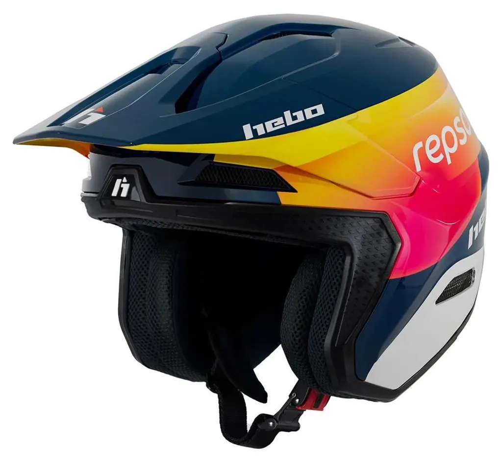 Casque Hebo Htr F01 Zone Pro Bleu M - Fini la Chaleur et le Poids Lourd