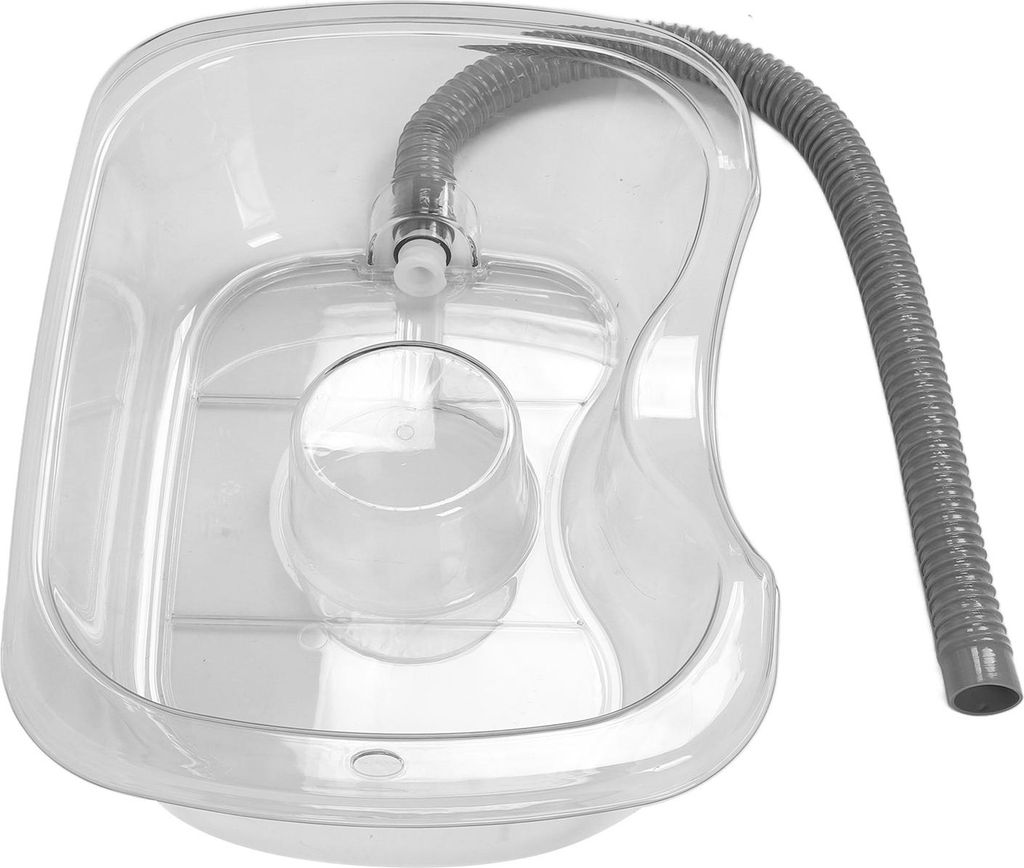 Haarwaschbecken, bequem, vielseitig, tragbar, Shampoo-Schüssel für bettlägerige ältere Menschen, schwangere Menschen, transparent