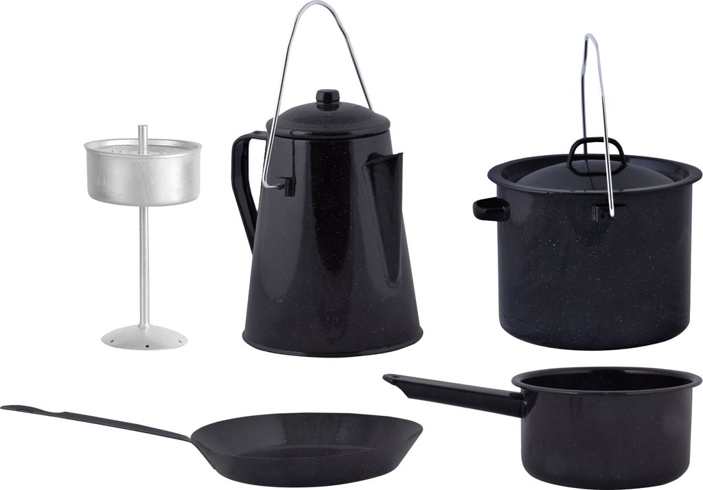 Esschert Design Outdoor Kochset - 4 teilig (Bratpfanne ø Produktbild 